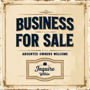 absentee business for sale
