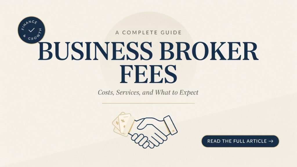 business broker fees