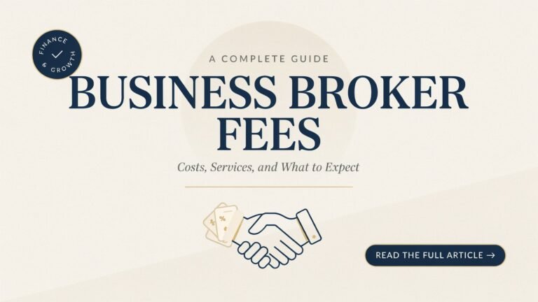 business broker fees