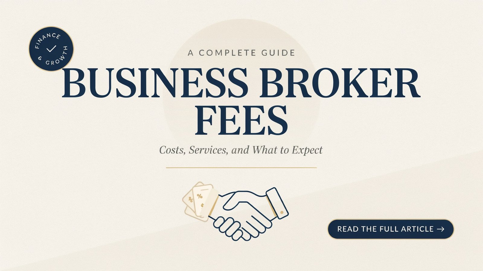 business broker fees